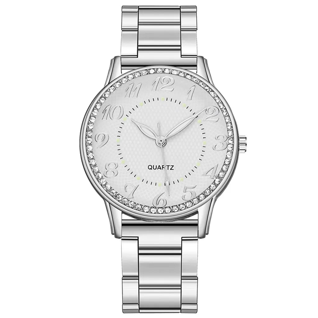 Stainless Steel Band Strap Luxury Watch Women's Casual Watches Women Fashion WristWatch Quartz Wristwatches Casual Ladies Watch