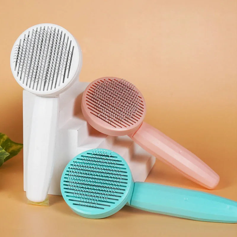 Pet Cat Brush Comb Hair Removes Dog Hair Comb For Cat Dogs Grooming Care Remove Floating Hair Cleaning Bath Brush Pet Supplies