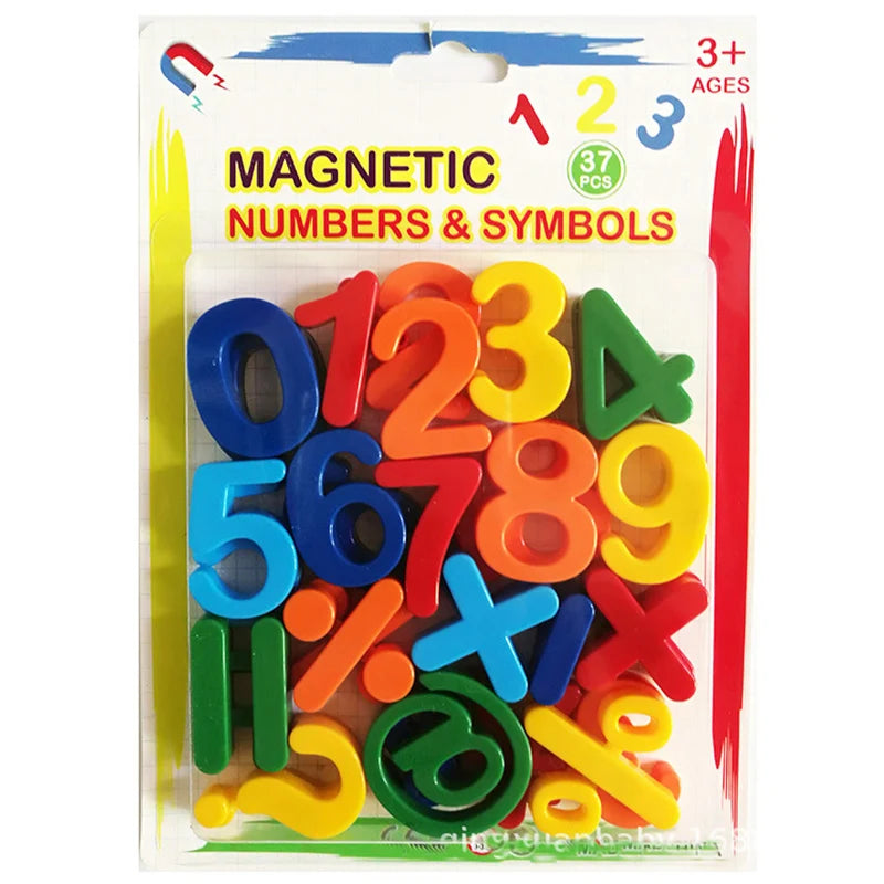 26pcs Magnetic Learning Alphabet Letters Plastic Refrigerator Stickers Toddlers Kids Learning Spelling Counting Educational Toys